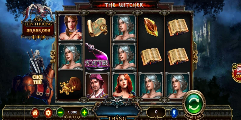 Luật chơi game nổ hũ the witcher wild hunt